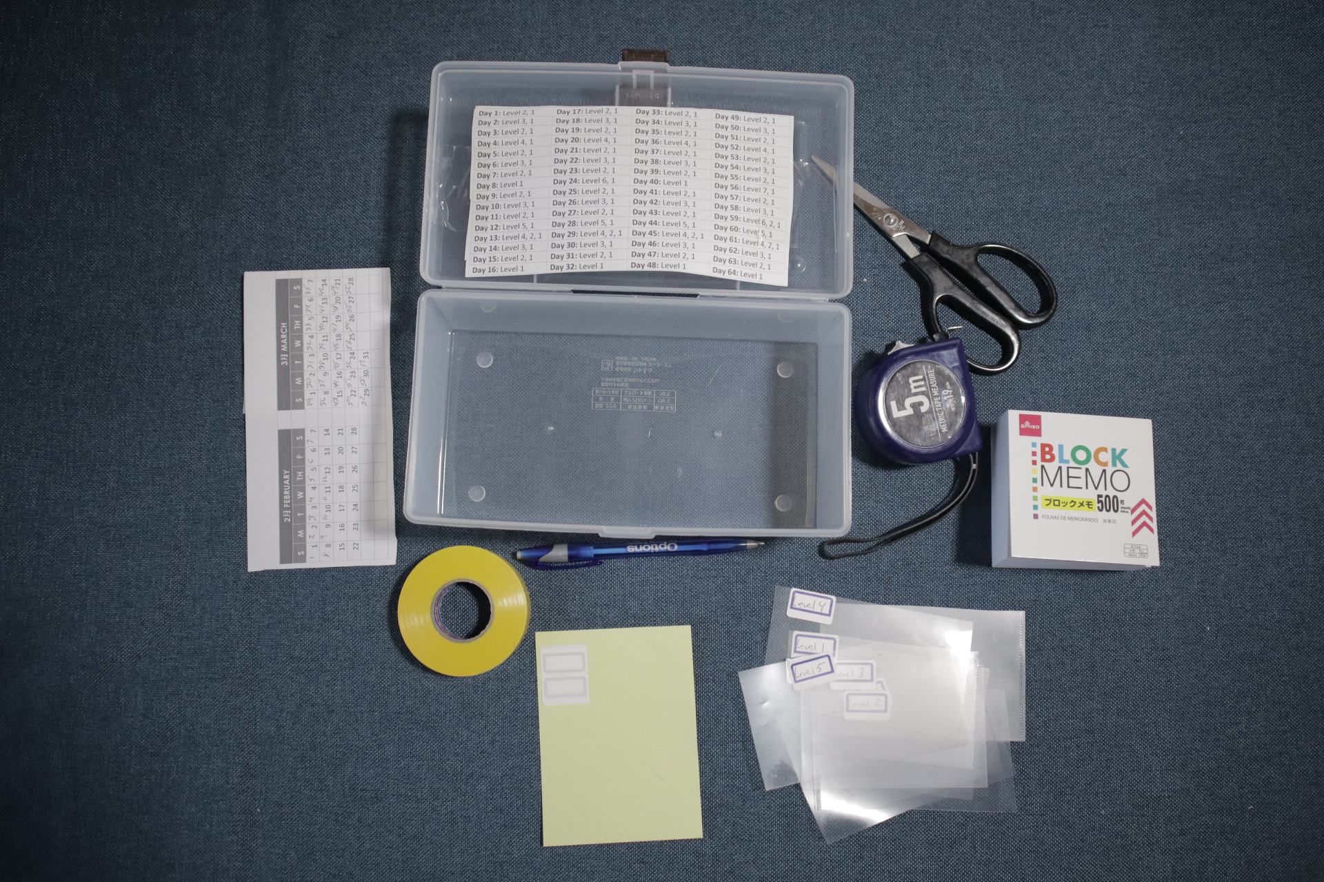 ライトナーボックスに必要な材料